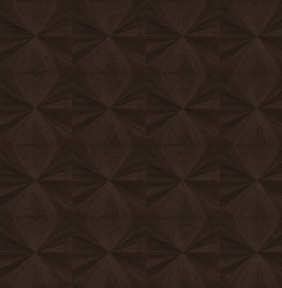 Espresso Edge wood-effect wall panel – shown as a full-wall feature