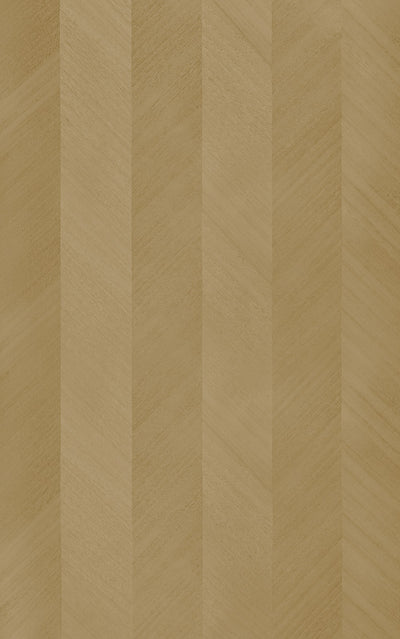 Chevron Charm wood-effect wall panel – shown as a full-wall feature