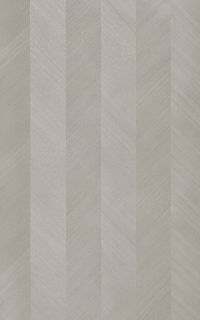 Cloud Chevron wood-effect wall panel – shown as a full-wall feature