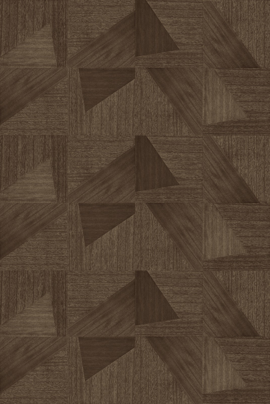 Dark Angle wood-effect wall panel – shown as a full-wall feature