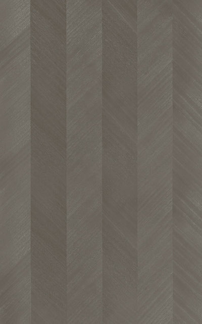 Ebony Chevron wood-effect wall panel – shown as a full-wall feature
