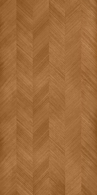 Golden Grain wood-effect wall panel – shown as a full-wall feature