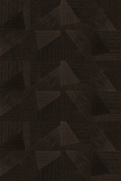 Midnight Grain wood-effect wall panel – shown as a full-wall feature