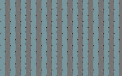 Dandelion Reverie - Mist Blue botanical wallpaper – shown as a full-wall feature