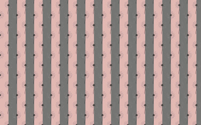 Dandelion Reverie - Blush Stone botanical wallpaper – design pattern close-up