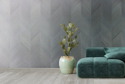 Ocean Crest wood-effect wall panel styled in a modern interior
