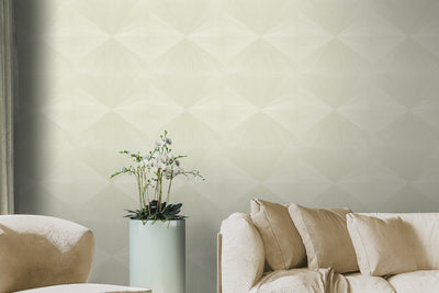 Timber Grid wood-effect wall panel styled in a modern interior