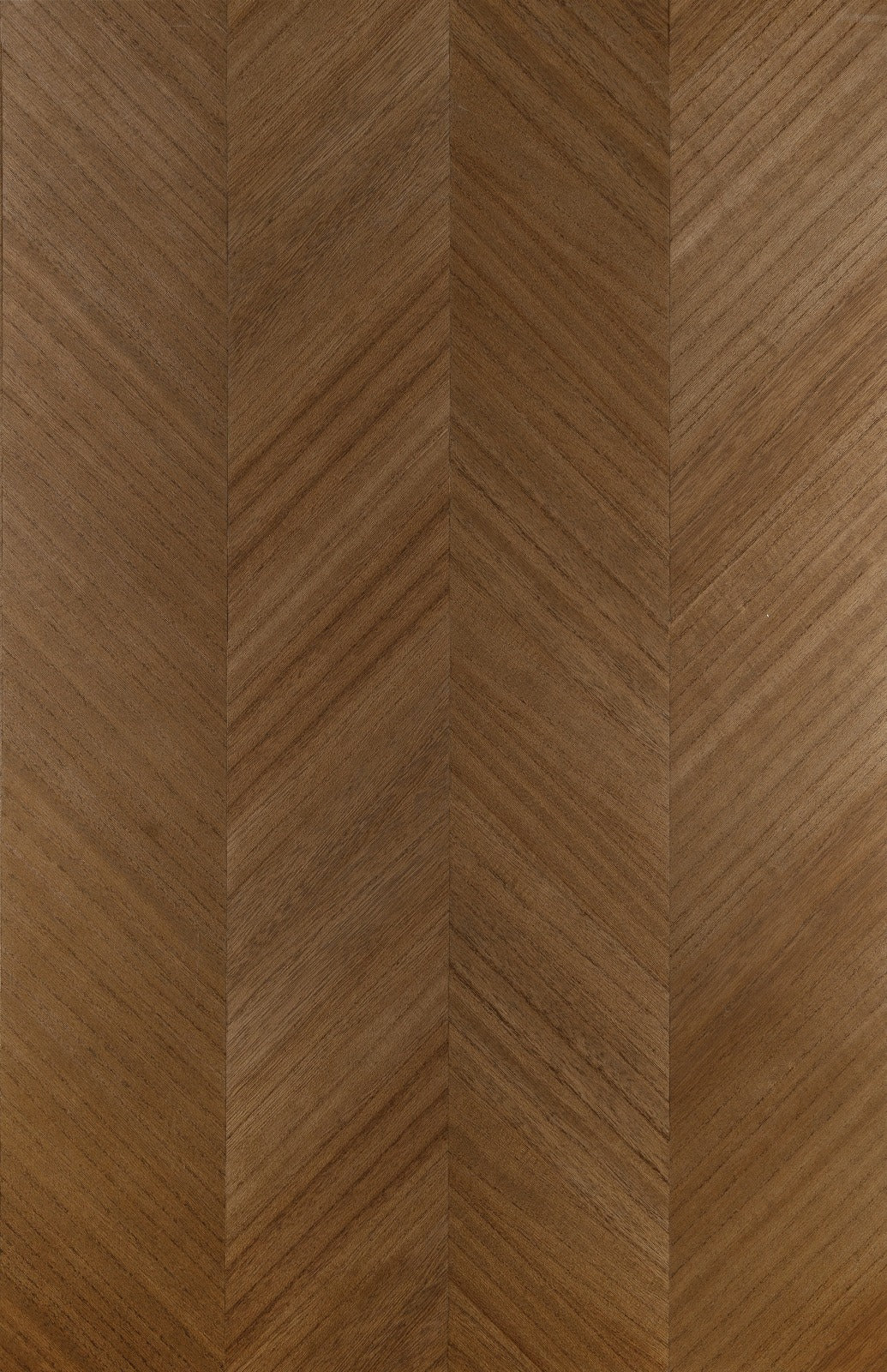 Walnut Crest wood-effect wall panel – shown as a full-wall feature