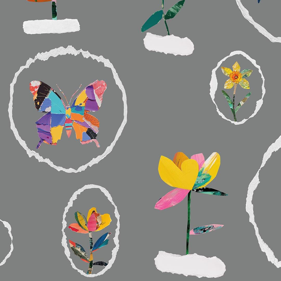 Beneath the Surface wall mural – design pattern close-up